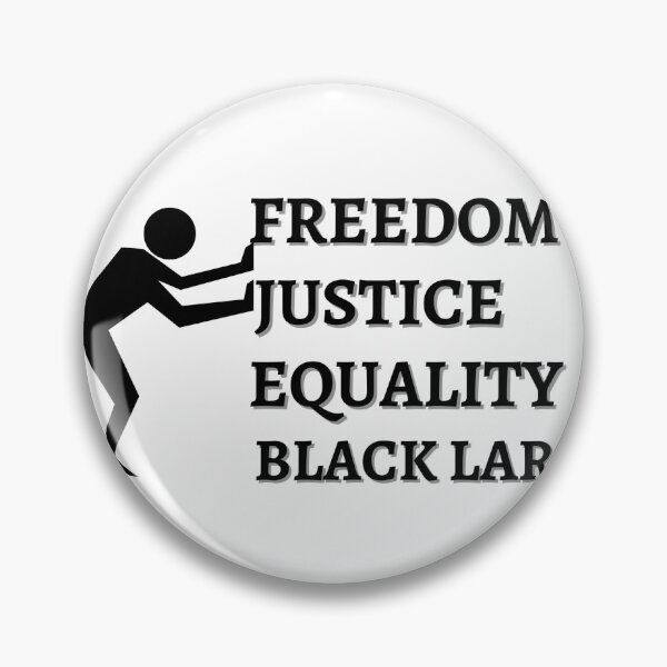 Item preview, Freedom Justice Equality Black Large designed and sold by Polmack  ⭐⭐⭐⭐⭐.