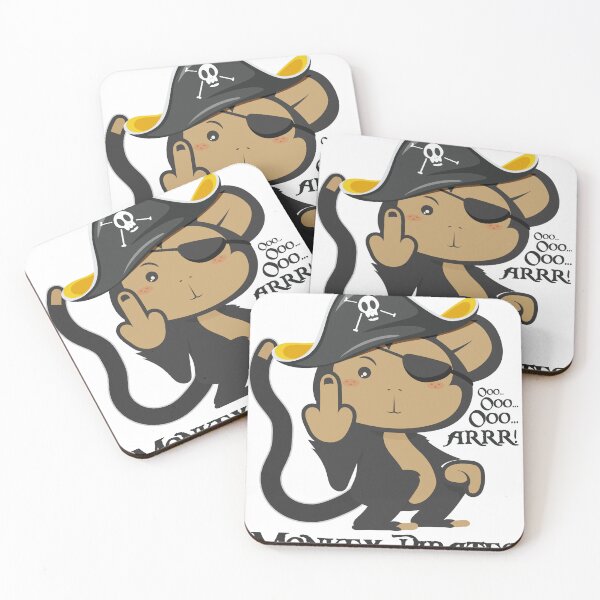 Item preview, Monkey Pirates designed and sold by Mirthful Merch.