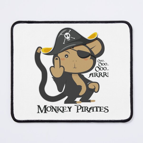 Item preview, Monkey Pirates designed and sold by Mirthful Merch.