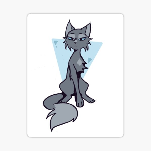 Bluestar - A Noble Leader Sticker for Sale by sodapoptops