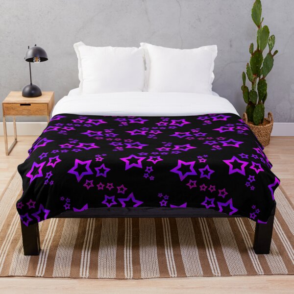 Item preview, Purple Stars - Black designed and sold by MushBloomSenpai.