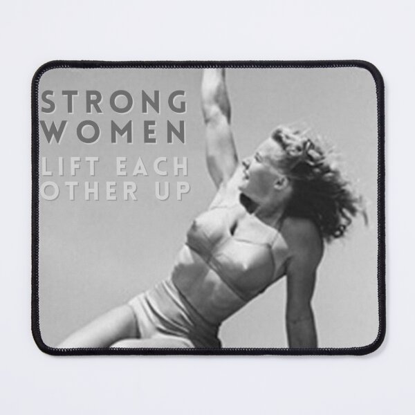 Item preview, Strong Women Lift Each Other Up - Abbye Stockton Vintage Bodybuilder designed and sold by TeeKid.