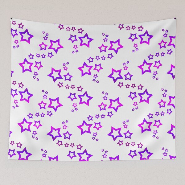 Item preview, Estrellas Moradas - Blanco designed and sold by MushBloomSenpai.