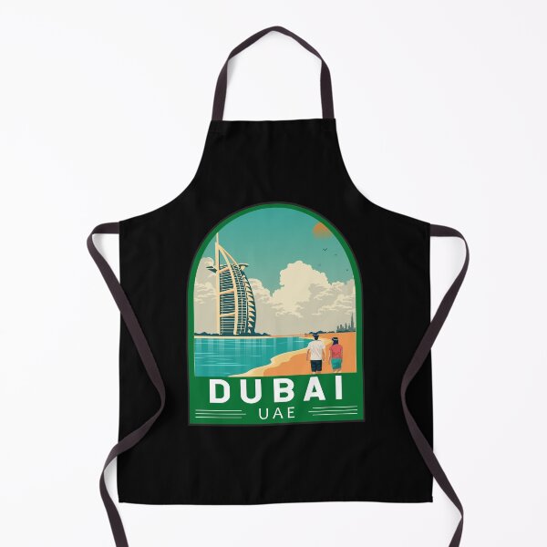 Item preview, Dubai United Arab Emirates Travel Retro Emblem designed and sold by KrisSidDesigns.
