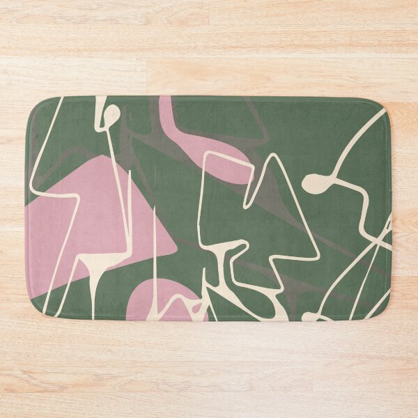 Abstract Shapes Mid-Century IV Bath Mat