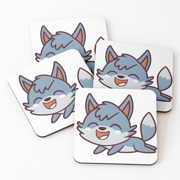 Item preview, happy wolf designed and sold by Adam-the-maker.