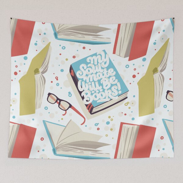 Item preview, My Soul Mate Will Be... Books! designed and sold by polliadesign.