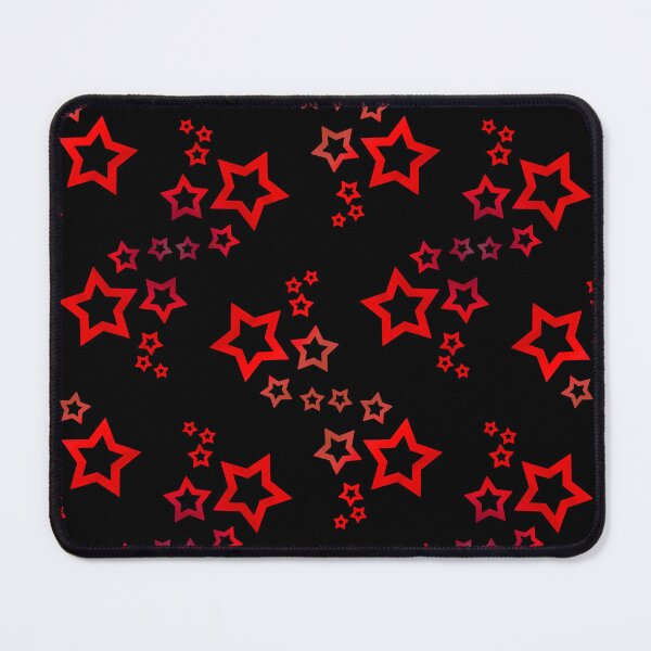 Item preview, Red Stars - Black designed and sold by MushBloomSenpai.