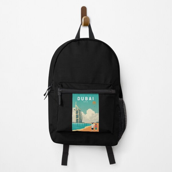 Item preview, Dubai United Arab Emirates Retro Travel Art Vintage designed and sold by KrisSidDesigns.