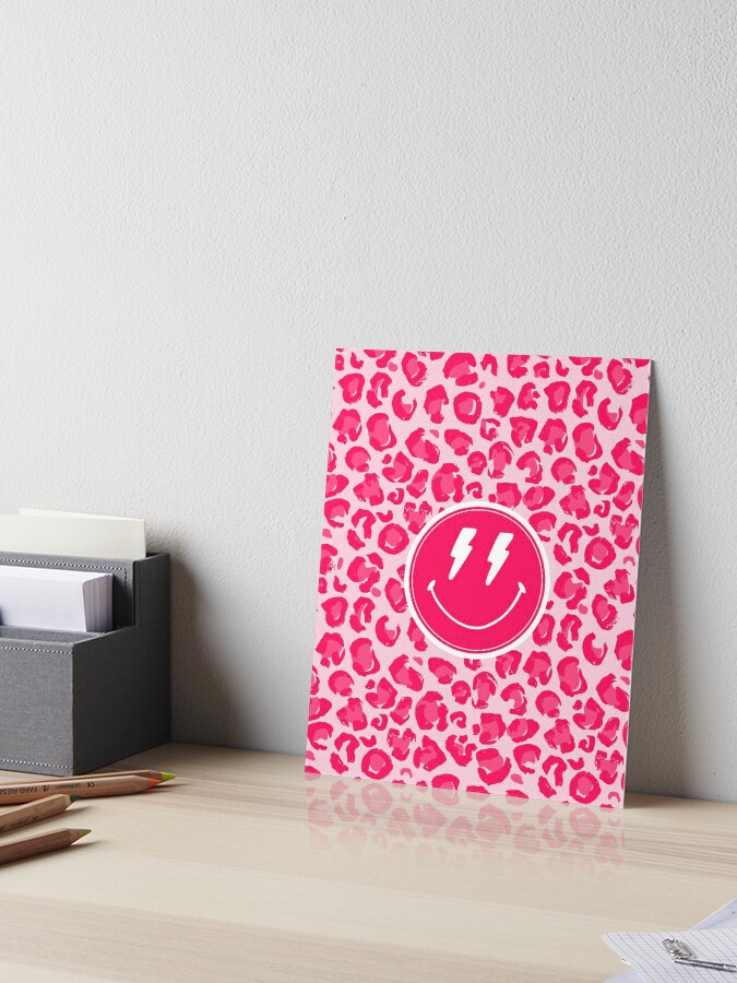 Preppy School Supplies, Preppy, Aesthetic, Pink, Leopard Print