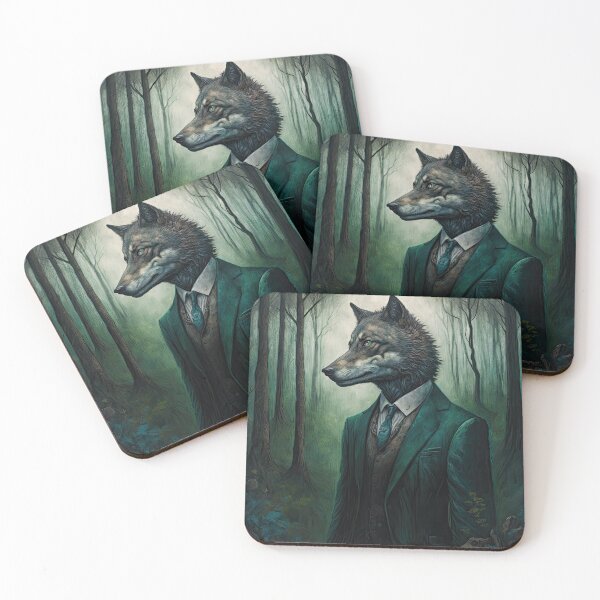 Item preview, Wolf in a Waistcoat designed and sold by DogDonald-Art.