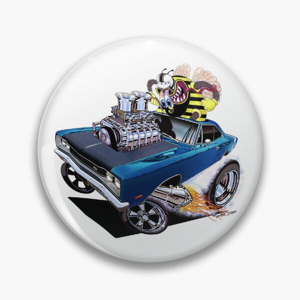 Item preview, Vince Crain High Octane 1969 Born to Buzz blue designed and sold by vincecrain.