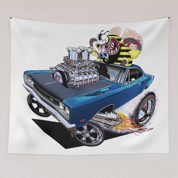 Item preview, Vince Crain High Octane 1969 Born to Buzz blue designed and sold by vincecrain.