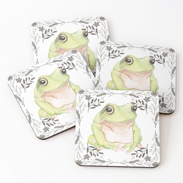 Item preview, framed frog designed and sold by jordanevee.