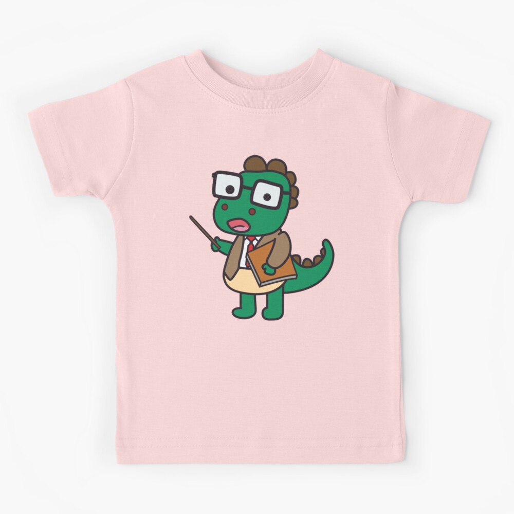 Funny Dinosaur Teacher T-Shirt - Cute Graphic Tee For Kindergarten Educators