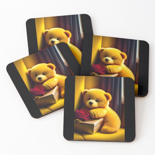 Item preview, Cartoon Baby Bear & Flowers designed and sold by NTGUILTY.