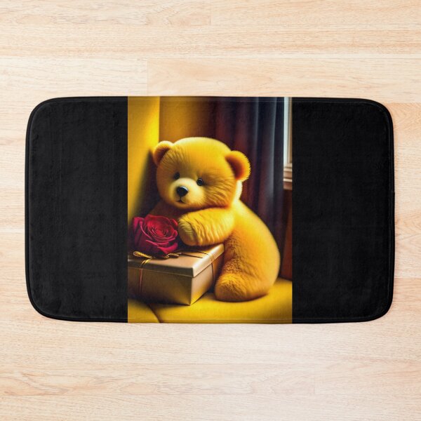 Item preview, Cartoon Baby Bear & Flowers designed and sold by NTGUILTY.