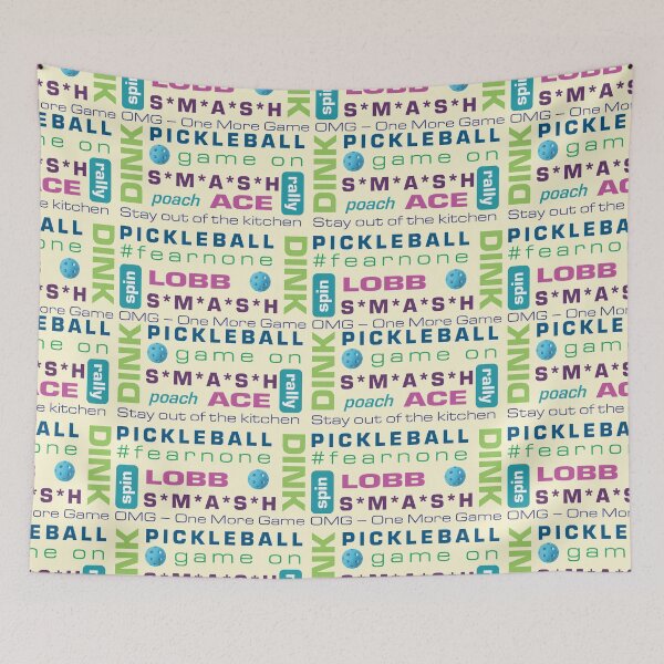 Item preview, Pickleball quotes yellow designed and sold by flamendes.