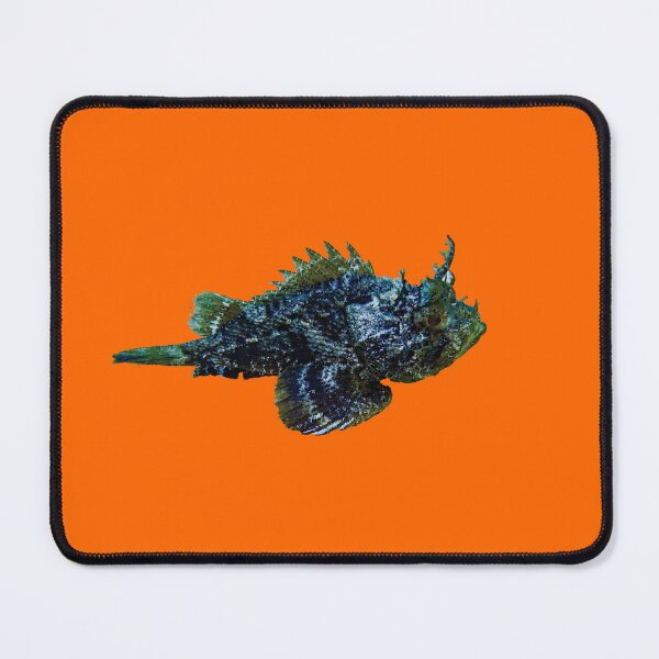 Item preview, Orange color Pop art style Scorpionfish designed and sold by Czechmrmaidwrld.