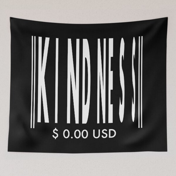 Item preview, Barcode Kindness is Free | Choose kindness designed and sold by CatchyFunky.