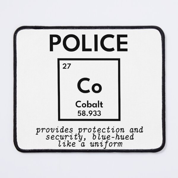 Item preview, Police. Chemicals Elements and Professions designed and sold by RetroNeon.