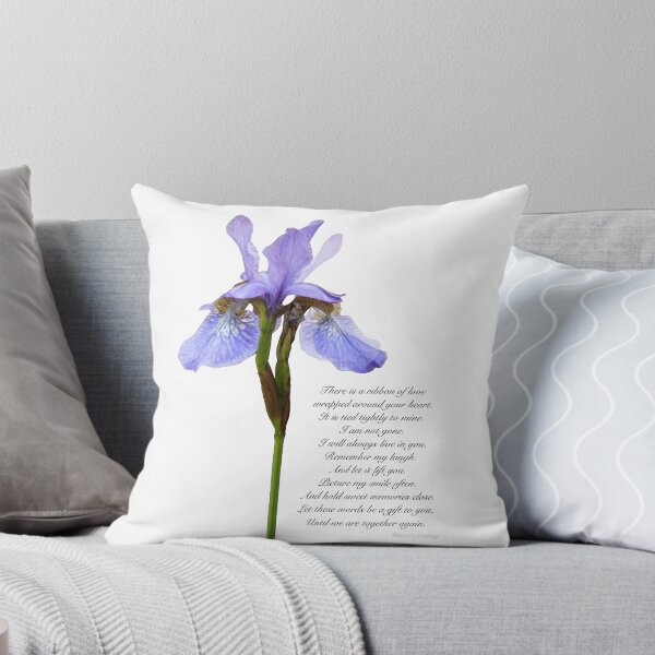 Item preview, Iris Flower Art With Sympathy And Grief Poem designed and sold by Sharon Cummings Art.