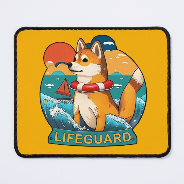 Item preview, Shiba Inu Lifeguard designed and sold by Nodrazir.
