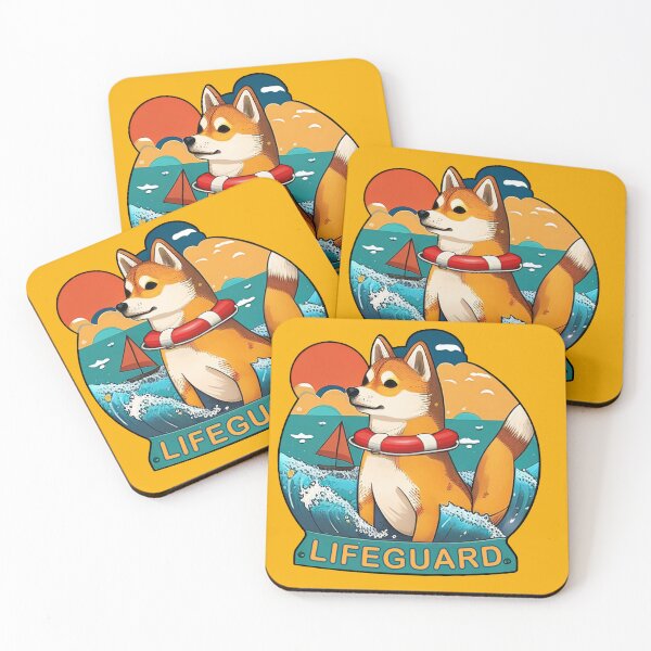 Item preview, Shiba Inu Lifeguard designed and sold by Nodrazir.