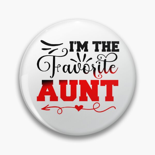 Item preview, womens i'm the favorite aunt designed and sold by Sick Creativity.