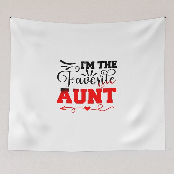 Item preview, womens i'm the favorite aunt designed and sold by Sick Creativity.