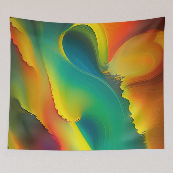 Item preview, Abstract Colourful Fluid designed and sold by Arkneer.