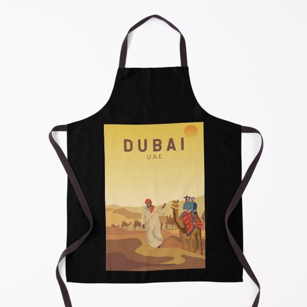 Item preview, Dubai United Arab Emirates Desert Safari Retro Travel Art Vintage designed and sold by KrisSidDesigns.
