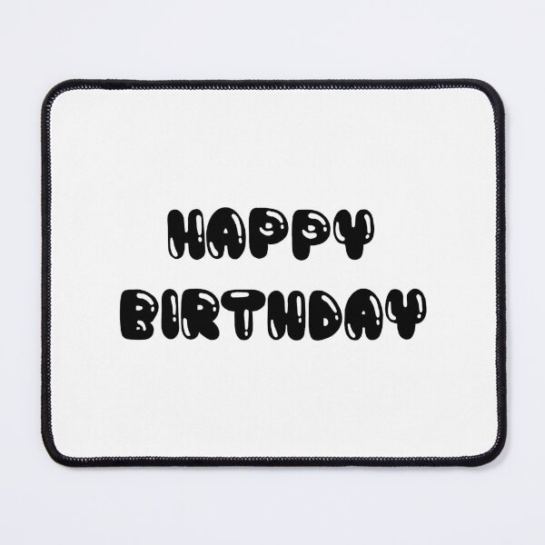 Item preview, Happy birthday - black designed and sold by egehl.