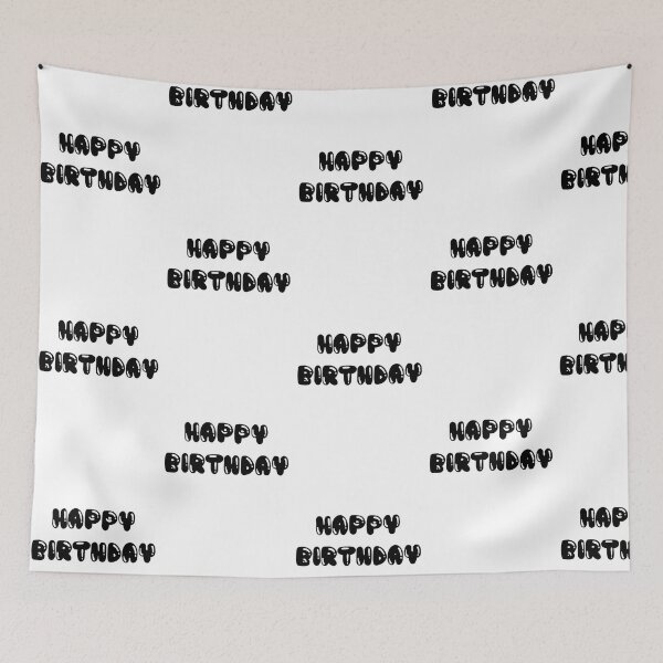 Item preview, Happy birthday - black designed and sold by egehl.