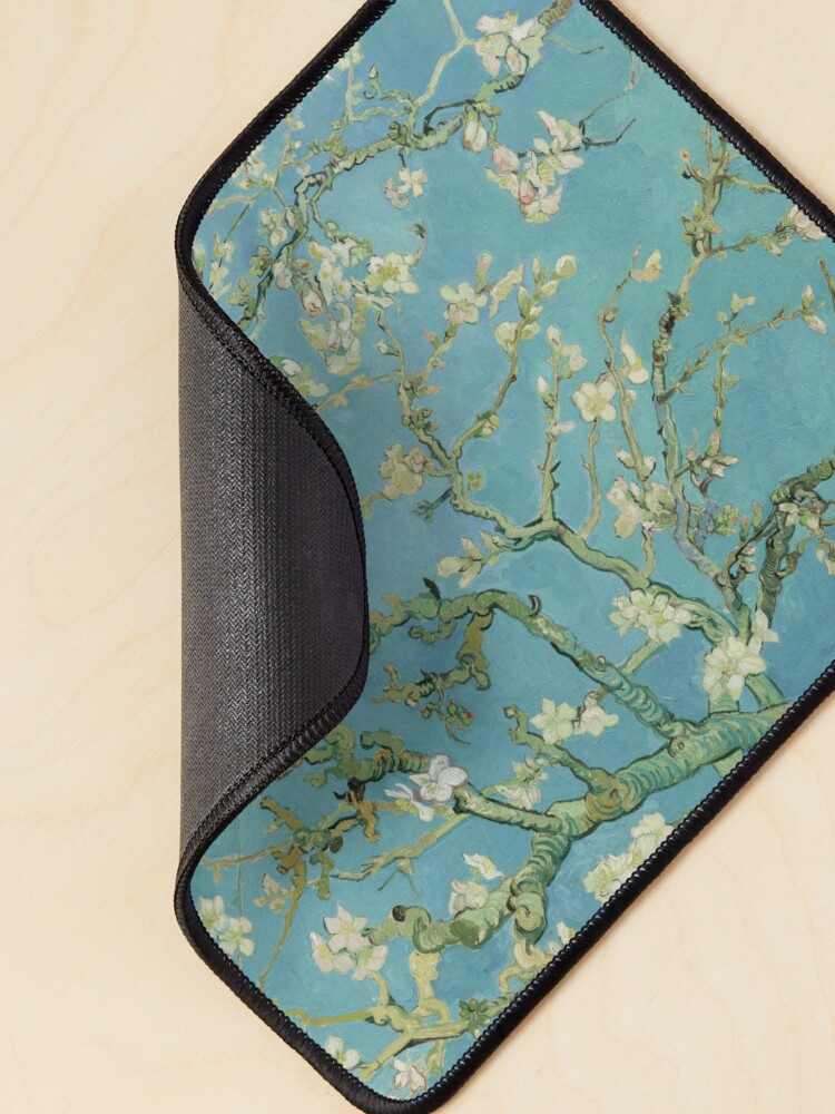 Imagen 2 de 5, Alfombrilla de ratón con la obra Vincent van Gogh - flor de almendro, diseñada y vendida por NewNomads.