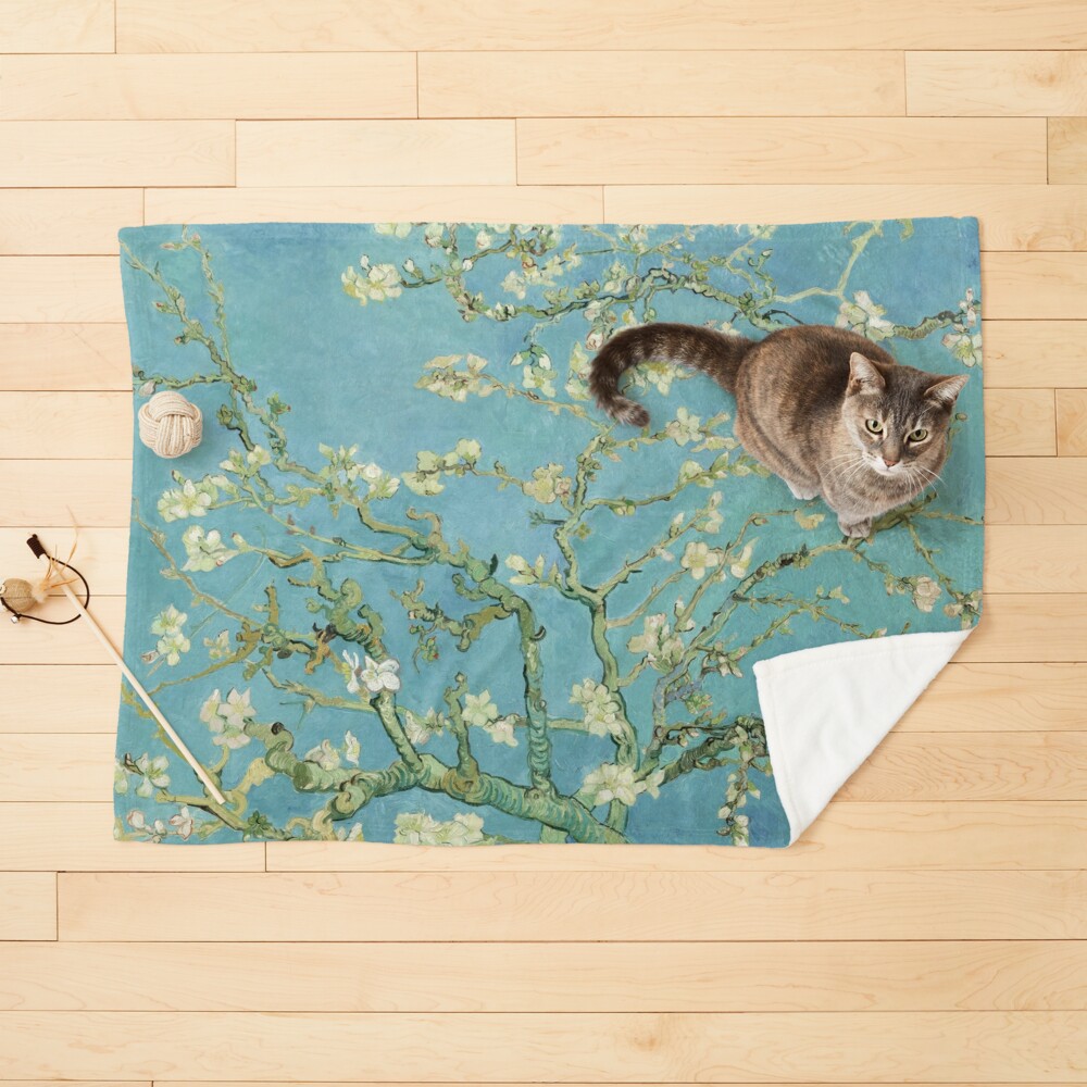 Vista previa del artículo con la obra «Manta para mascotas», diseñado y vendido por NewNomads.