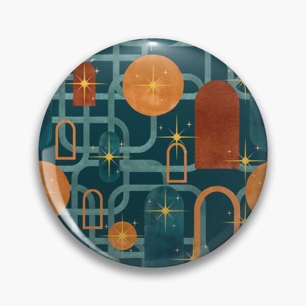 Item preview, Midcentury Geometric Seamless Pattern designed and sold by PBJArt.