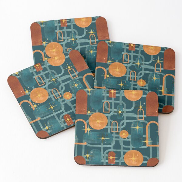 Item preview, Midcentury Geometric Seamless Pattern designed and sold by PBJArt.