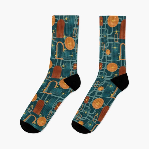 Item preview, Midcentury Geometric Seamless Pattern designed and sold by PBJArt.