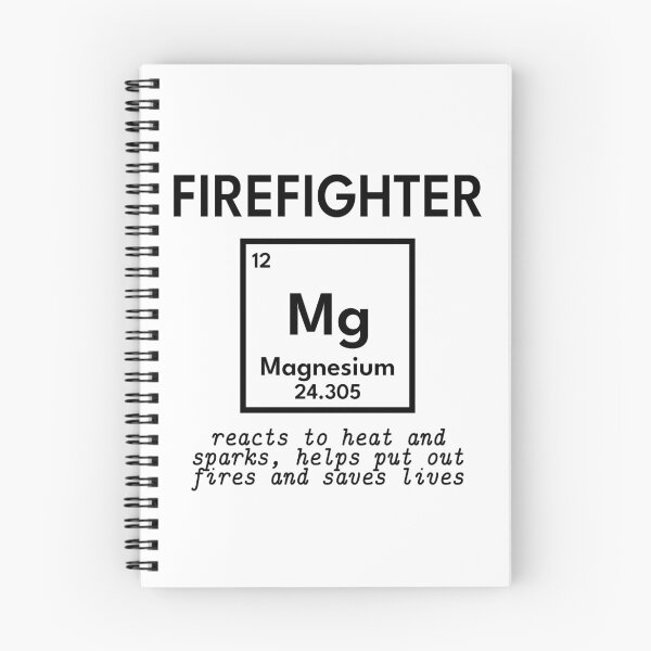 Item preview, Firefighter. Chemicals Elements and Professions designed and sold by RetroNeon.