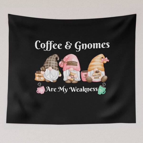 Item preview, Coffee & Gnomes designed and sold by MZNAYNAYSART.