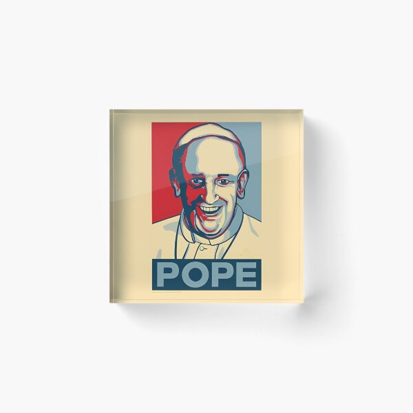 Item preview, Pope Francis artwork hope pop art designed and sold by PoliticsPrint.