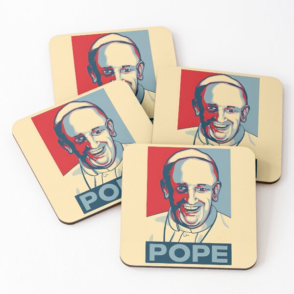 Item preview, Pope Francis artwork hope pop art designed and sold by PoliticsPrint.