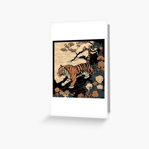 Item preview, Ukiyo e Tiger designed and sold by PharaohofSedona.