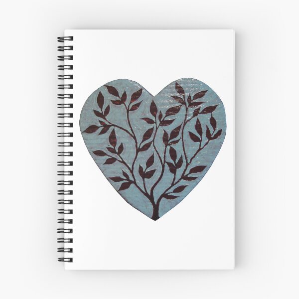 Item preview, Corazón de árbol de hoja roja designed and sold by Rebekah Walker.