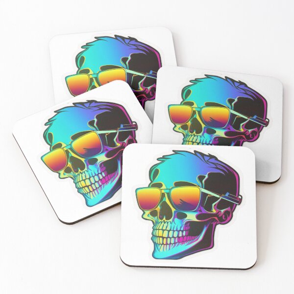 Item preview, Synthwave Skeleton designed and sold by pedrogag.