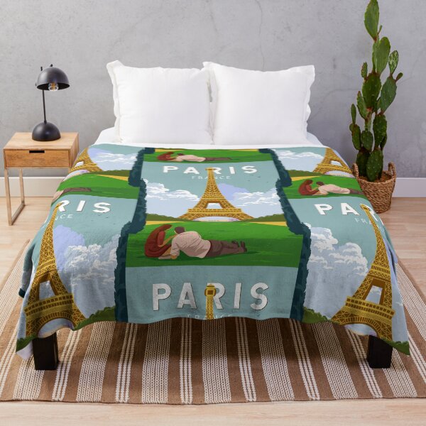 Item preview, Paris France Retro Travel Art Vintage designed and sold by KrisSidDesigns.