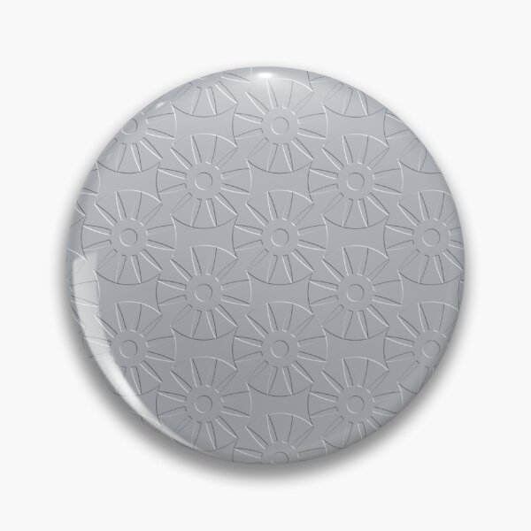 Item preview, Metallic Gray Floral Sunburst Abstract On Metallic Gray Background designed and sold by burbankdesigns.