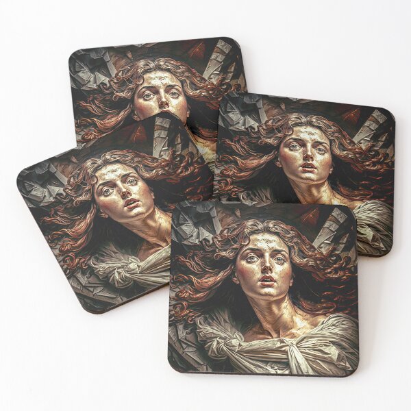 Item preview, Faces in Flux designed and sold by DogDonald-Art.