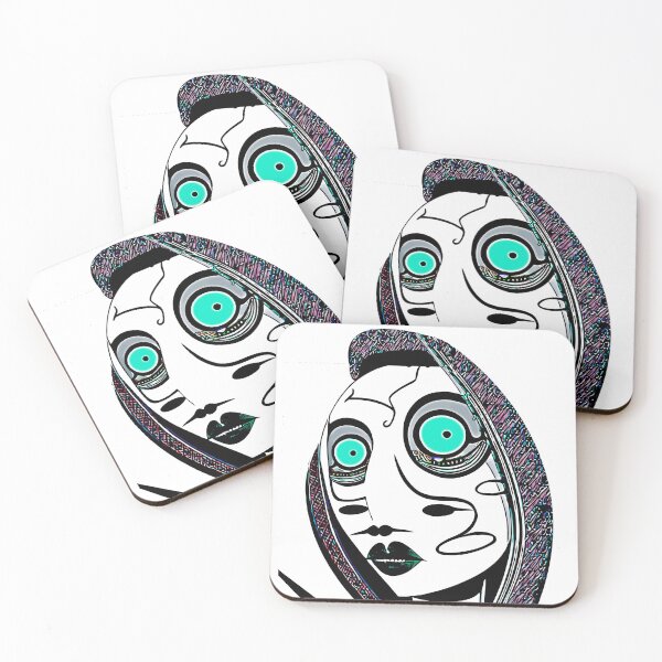Item preview, "Green-Eyed Wonder: The Mesmerizing Look of a Woman" designed and sold by FunnyShopGirl.